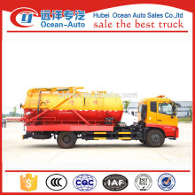 Good discount 11cbm vacuum sewage cleaning truck/sewer cleaning tanker truck